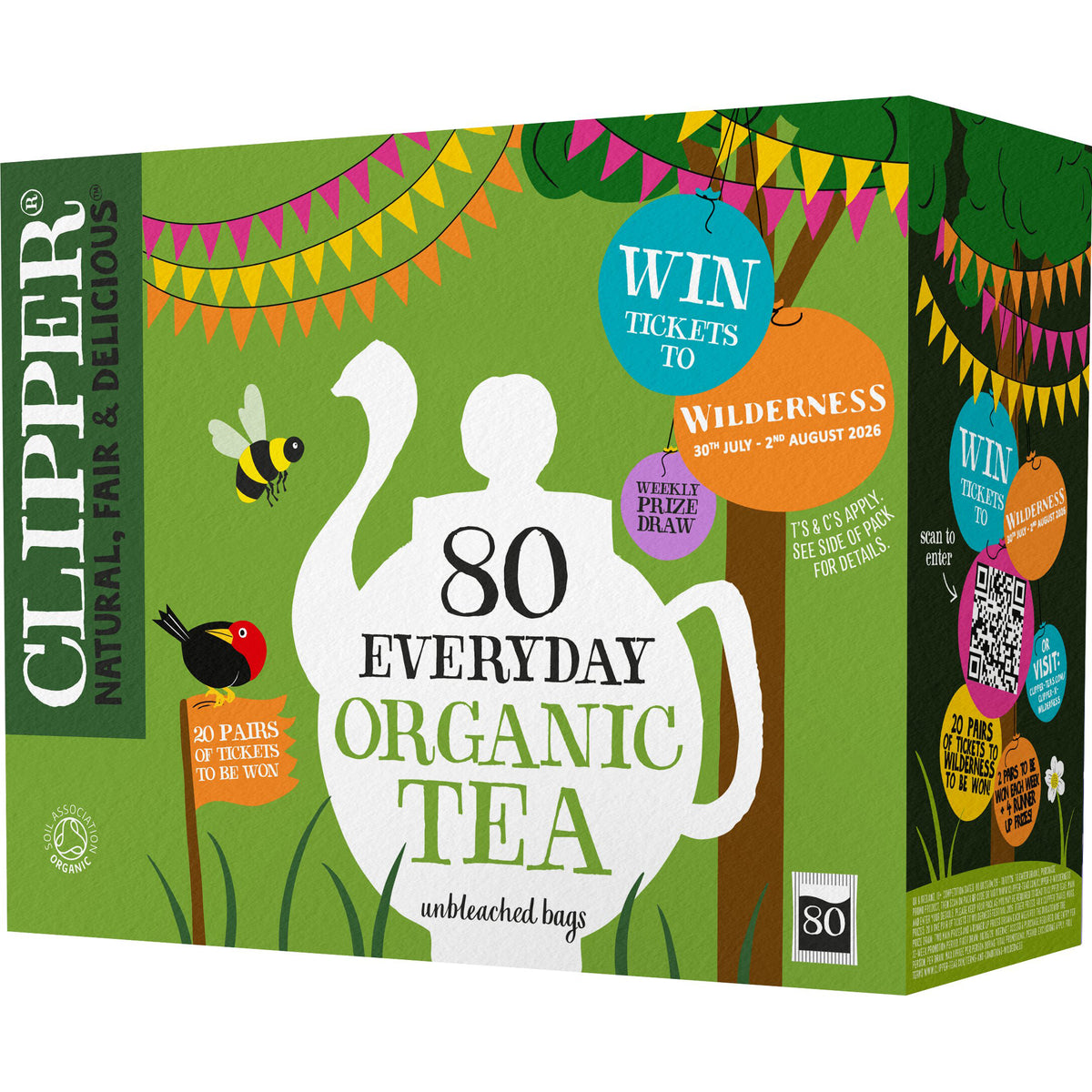 Clipper Teas Organic Everyday Tea 80 bags – Clipper Tea Shop