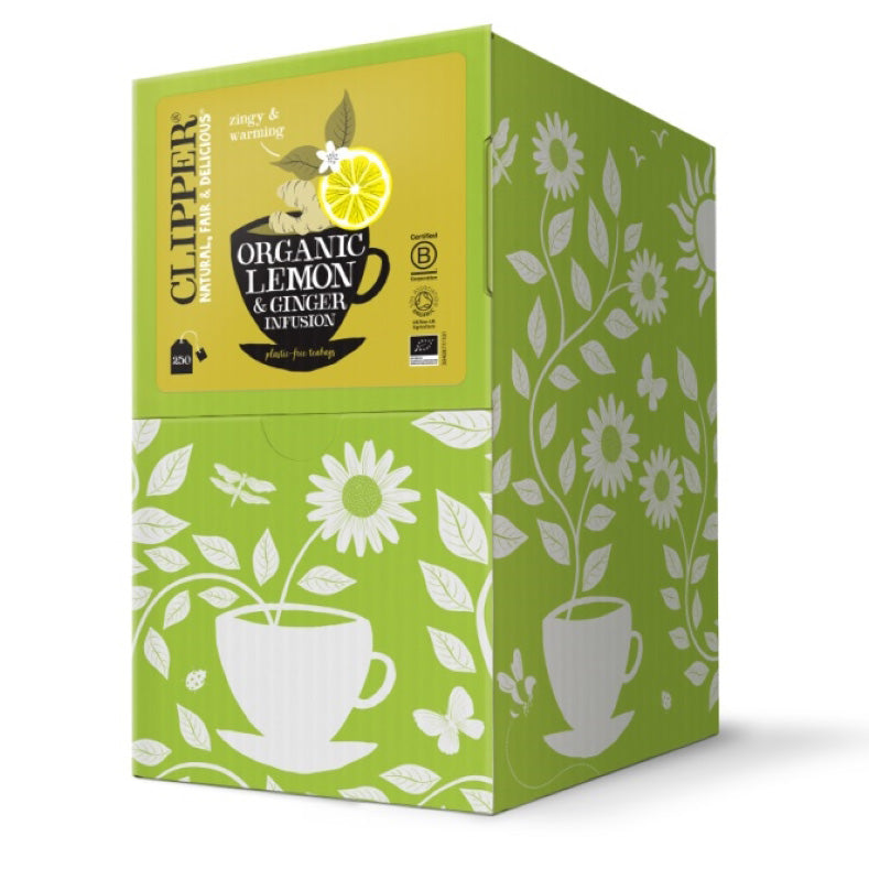 Organic Lemon & Ginger Tea 250 envelopes