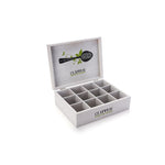 Wooden 12 Compartment Branded Chest