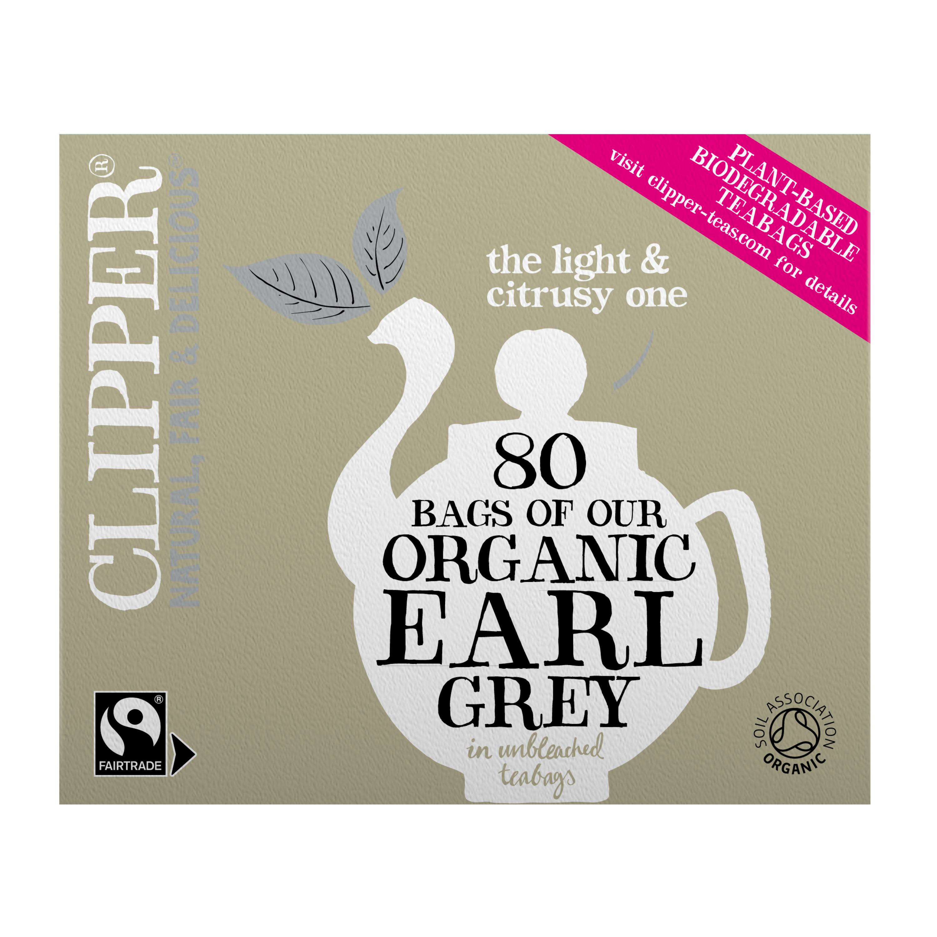 Organic Fairtrade Earl Grey Tea 80 bags
