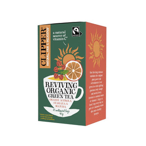Organic Fairtrade Reviving Green Tea 20 Bags
