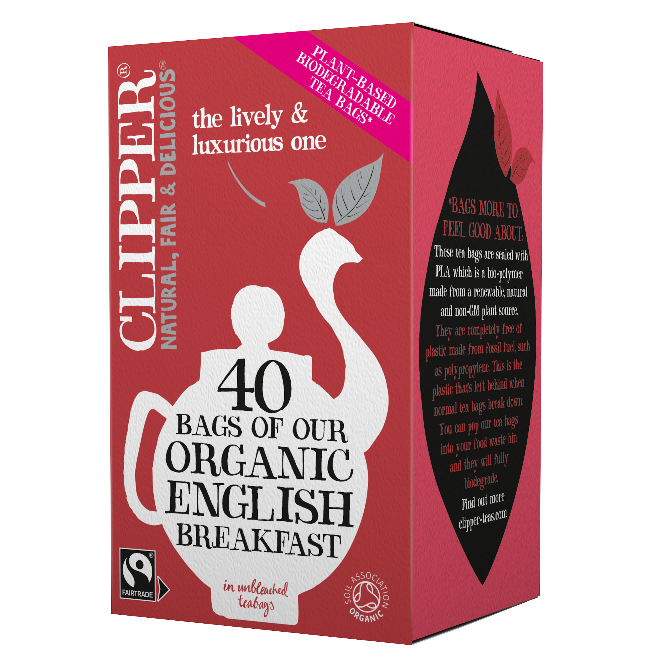 Organic & Fairtrade English Breakfast 40 Tea Bags