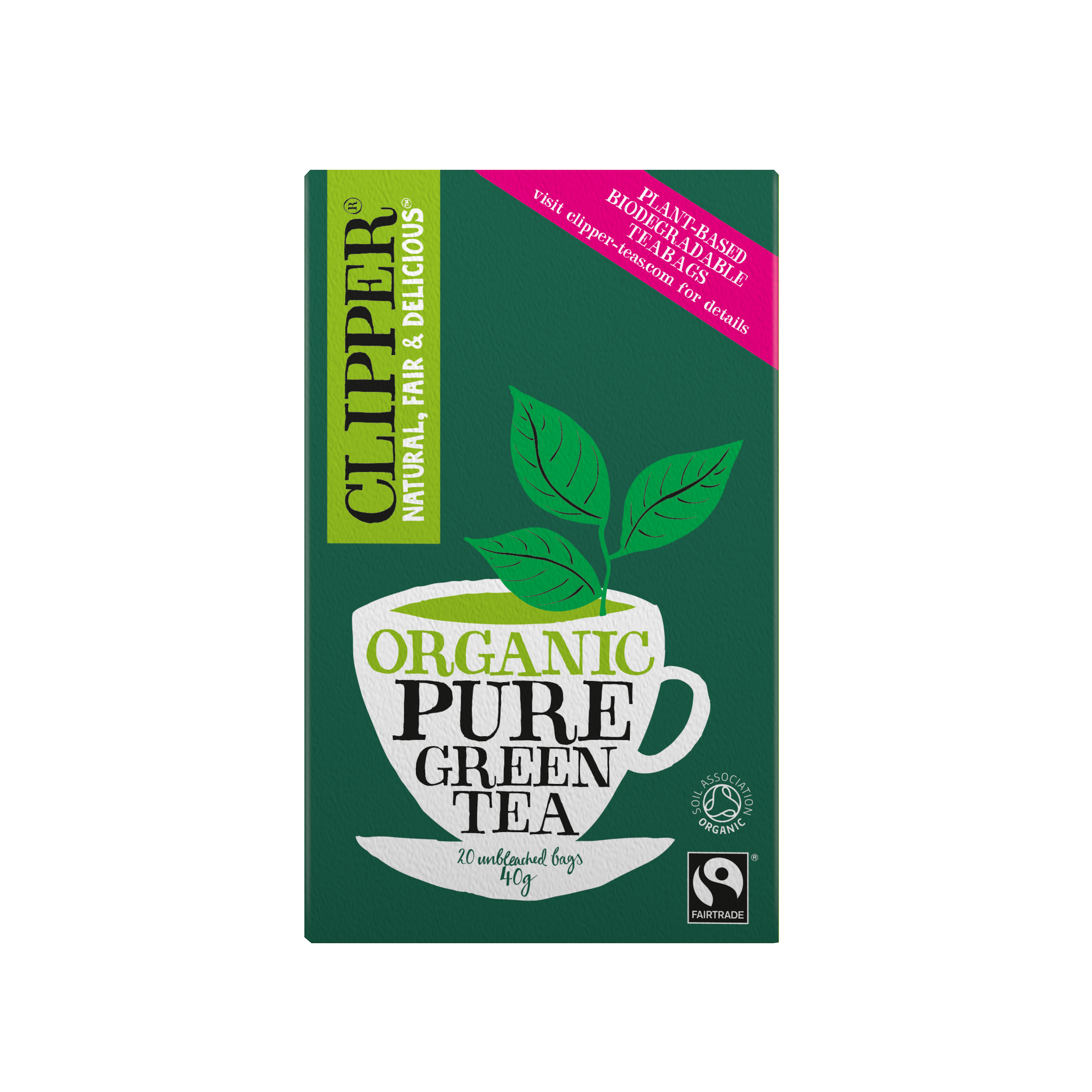 Clipper Tea Organic Fairtrade Variety Selection 16 Flavours, 32 Enveloped  Teabags 